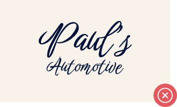 Paul Automotive cursive font sign